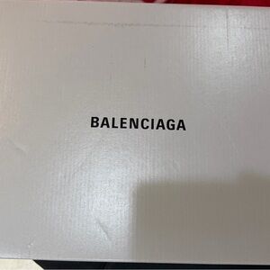 Balenciaga Blue and Orange Runner Shoes
